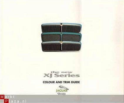 1995 JAGUAR / DAIMLER XJ COLOUR & TRIM GUIDE BROCHURE - 1