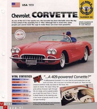 CHEVROLET CORVETTE (1959) BROCHURE - 1