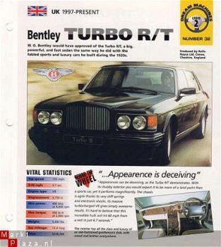 BENTLEY TURBO R/T BROCHURE - 1