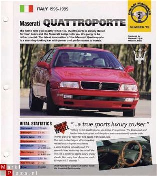 MASERATI QUATTROPORTE BROCHURE - 1