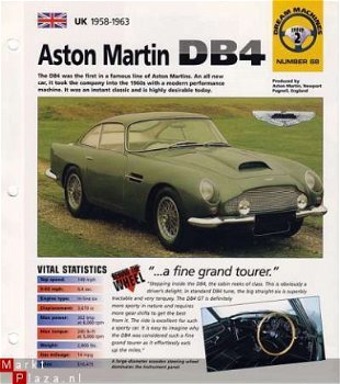 ASTON MARTIN DB4 BROCHURE - 1