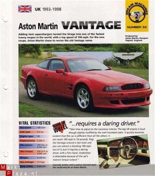 ASTON MARTIN VANTAGE BROCHURE - 1