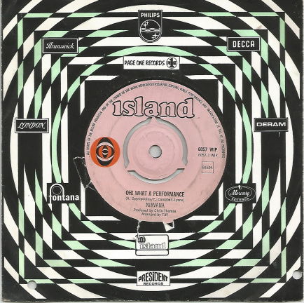 Nirvana (UK) – Oh! What A Performance (1969) Psychedelic - nr. 1