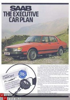 1983 SAAB EXECUTIVE CAR PLAN LEAFLET - 1