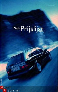 2000 SAAB PRIJSLIJST/PRICELIST BROCHURE