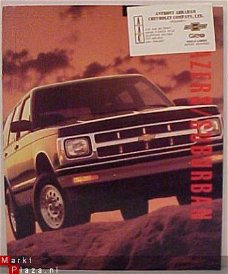 1993 CHEVROLET BLAZER & SUBURBAN  BROCHURE