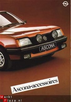 OPEL ASCONA ACCESSOIRES BROCHURE