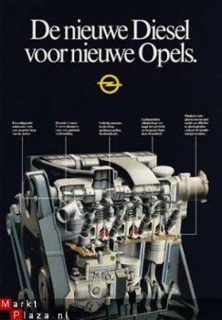 OPEL KADETT & ASCONA DIESEL 1982 BROCHURE - 1