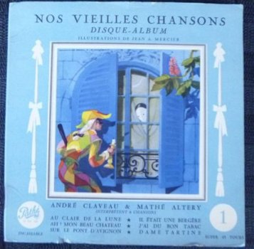 Nos vieilles chansons - disque-album 1957 - kindersingle - 1