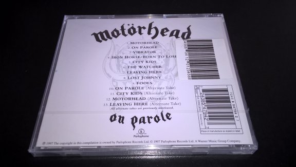 Motorhead on parole cd nieuw en geseald - 2