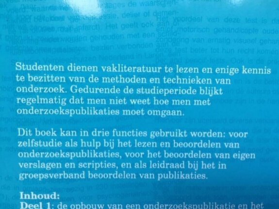 Het lezen en beoordelen van onderzoekspublikaties - Dassen,. - Afbeelding 2