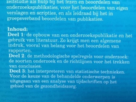 Het lezen en beoordelen van onderzoekspublikaties - Dassen,. - Afbeelding 3