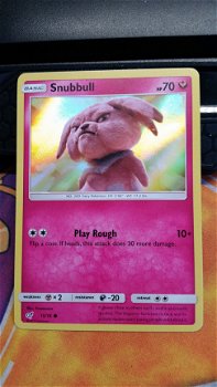 Snubull 15/18 Common (holo) Detective Pikachu - 1