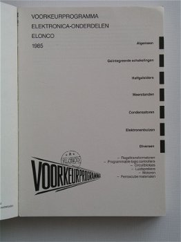 [1984] Voorkeurprogramma ELONCO 1985, Philips - 2