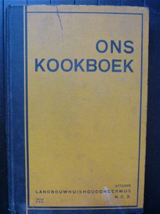 Ons Kookboek - 1e druk 1934 - N.C.B. - hardcover