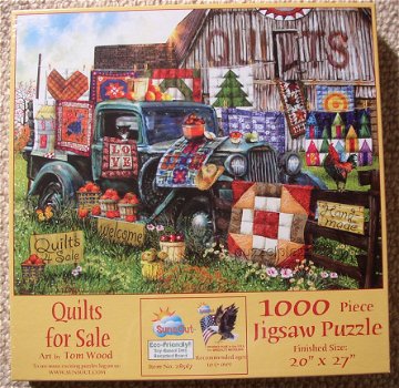 SunsOut - Quilts for Sale - 1000 Stukjes Nieuw - 2