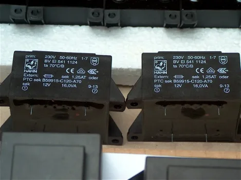 Printtransformator 230v 12v 1,25 amp 16va - 2
