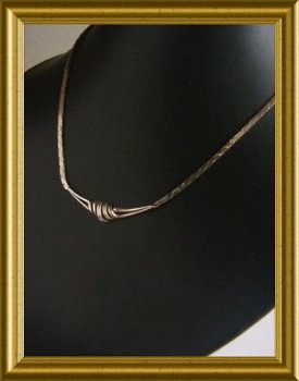 Mooie zilveren (835) ketting - 2