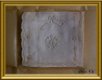 Antiek geborduurd stoffen zakje voor zakdoekjes - 1 - Thumbnail