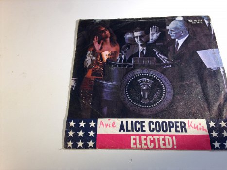 ALLEEN HOES / GEEN PLAAT Alice Cooper Elected - 1