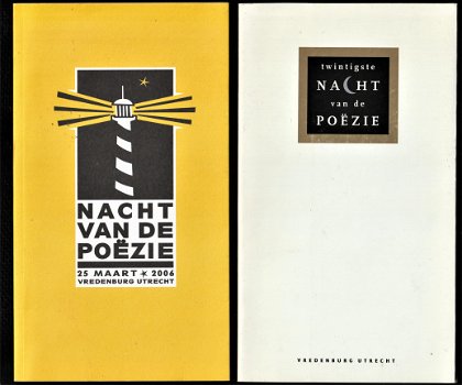 2 maal NACHT VAN DE POEZIE - 2000 en 2006 - 1