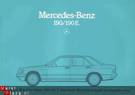 MERCEDES 190/190E (1983) BROCHURE - 1