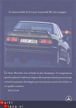 MERCEDES 190E 2.5-16 (1988) BROCHURE - 1