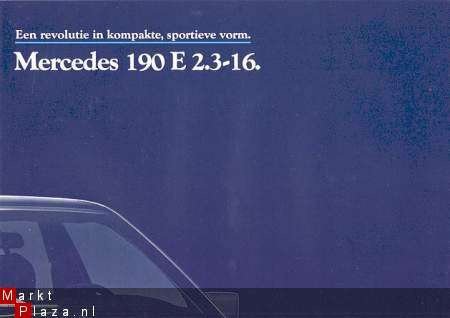 MERCEDES 190E 2.3-16 (1984) BROCHURE - 1