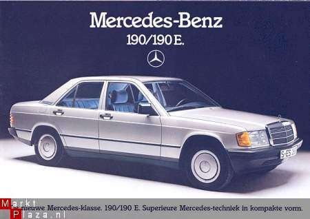 MERCEDES 190/190E (1982) BROCHURE - 1