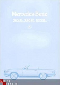 MERCEDES SL (1981) BROCHURE