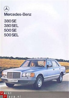 MERCEDES 380/500/SE/SEL (1979) BROCHURE