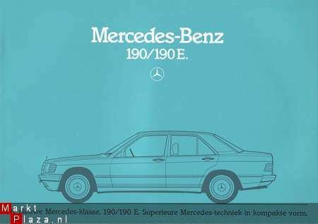 MERCEDES 190/190E (1982) BROCHURE - 1