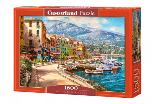 Castorland - The French Riviera - 1500 Stukjes Nieuw - 2