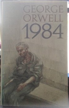 George Orwell - 1984 - hardcover - illustraties Peter Vos - 1e druk - 1