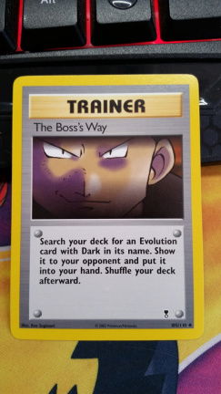 The Boss's Way 105/110 Uncommon Legendary - nr. 1