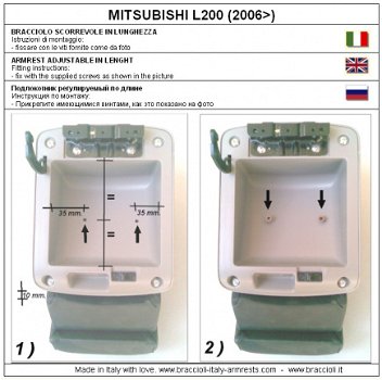 Armsteun Mitsubishi L200 06- skai Braccioli - 7