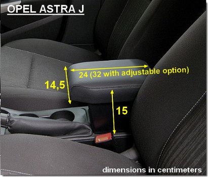 Armsteun Opel Astra J 09-15 & GTC 12- skai Braccioli - 6