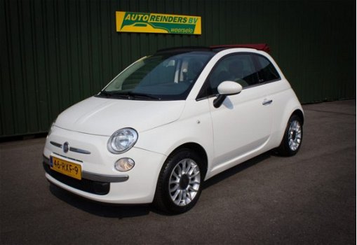 Fiat 500 C - 500c 1.2i Cabriolet Lounge Automaat + Navi / Airco / Garantie - 1