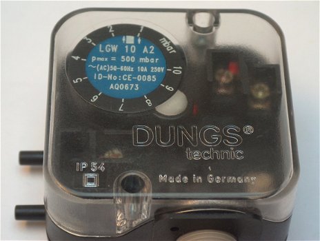 Dungs LGW 10 A2 luchtdrukschakelaar - 2