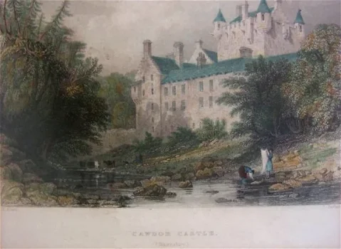 Antieke gravure : Cawdor Castle ( Nairnshire) - 0