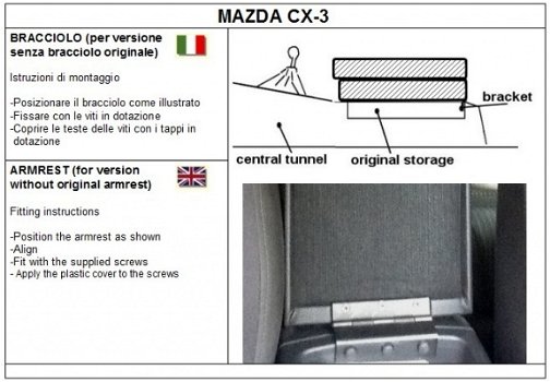 Armsteun Mazda CX-3 Elegant skai Braccioli - 4