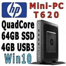 HP t620 Mini-PC QuadCore 1.5Ghz | 4GB | 64GB SSD | Win 10