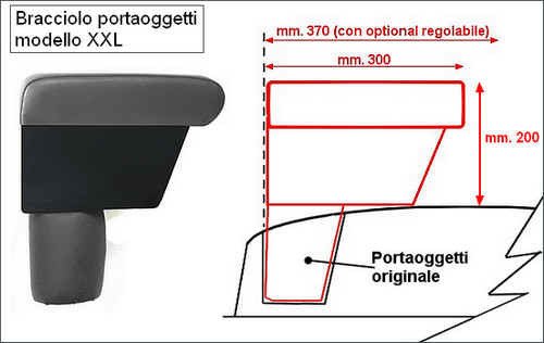 Armsteun Fiat 500L 12-6/17 skai Braccioli - 3