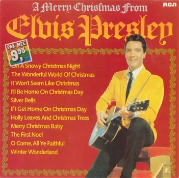 LP - Elvis Presley - A merry christmas from Elvis Presley - 0