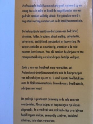 Professionele bedrijfscommunicatie - Henk van Ommen - Afbeelding 2