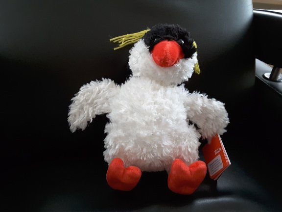 *1560 Pinguïn Penguin Elton Trudi knuffel 16cm doudou - nr. 1