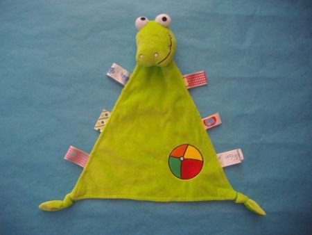 + 72 692 Draak labeldoekje groen Biba Toys groen - nr. 1