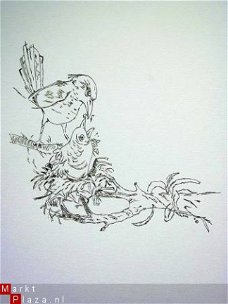 Pentekening Kookaburravogel