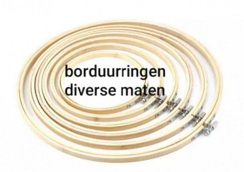 Diverse maten borduurringen - 1