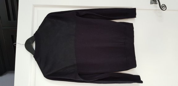 Zara Man knit wear zwart net vestje maat S 170/176 nieuw - 3